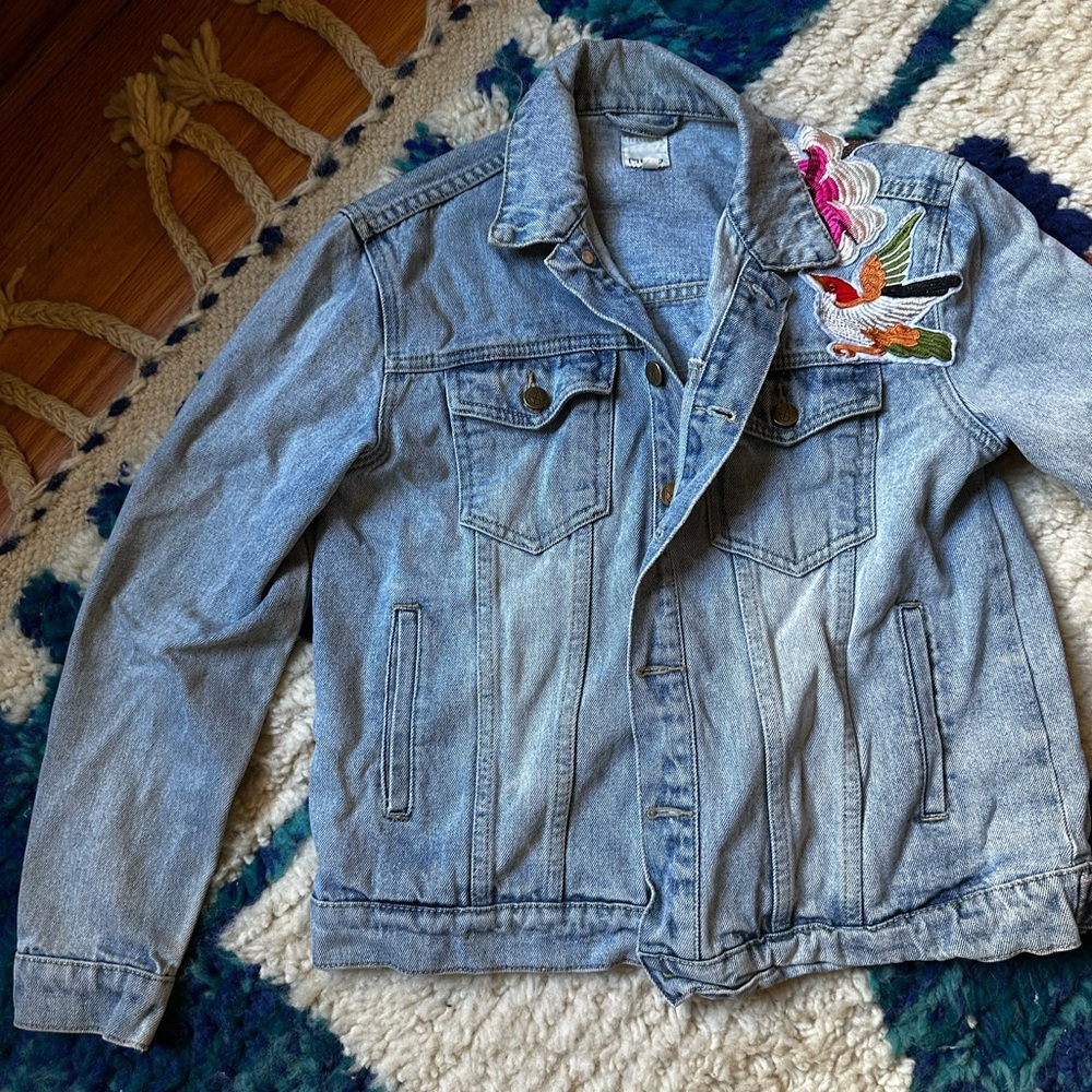 Embroidered Denim Jacket